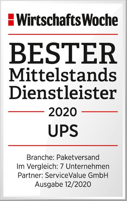 zellerth's tweet photo. A confirmation for the commitment of our employees: @UPS_DE voted the "Best Medium-Sized Business Service Provider 2020" in parcel shipping in the @WirtschaftsWoche ranking. Together we offer a fast and reliable service that our customers trust! https://t.co/w1CHCjFIEh #logistics https://t.co/60gwPNKn5c