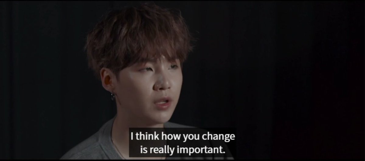 when Jungkook asked what he did in previous live to be this lucky now, Yoongi was the only one who heard him and told him that he was great at whatever he did.