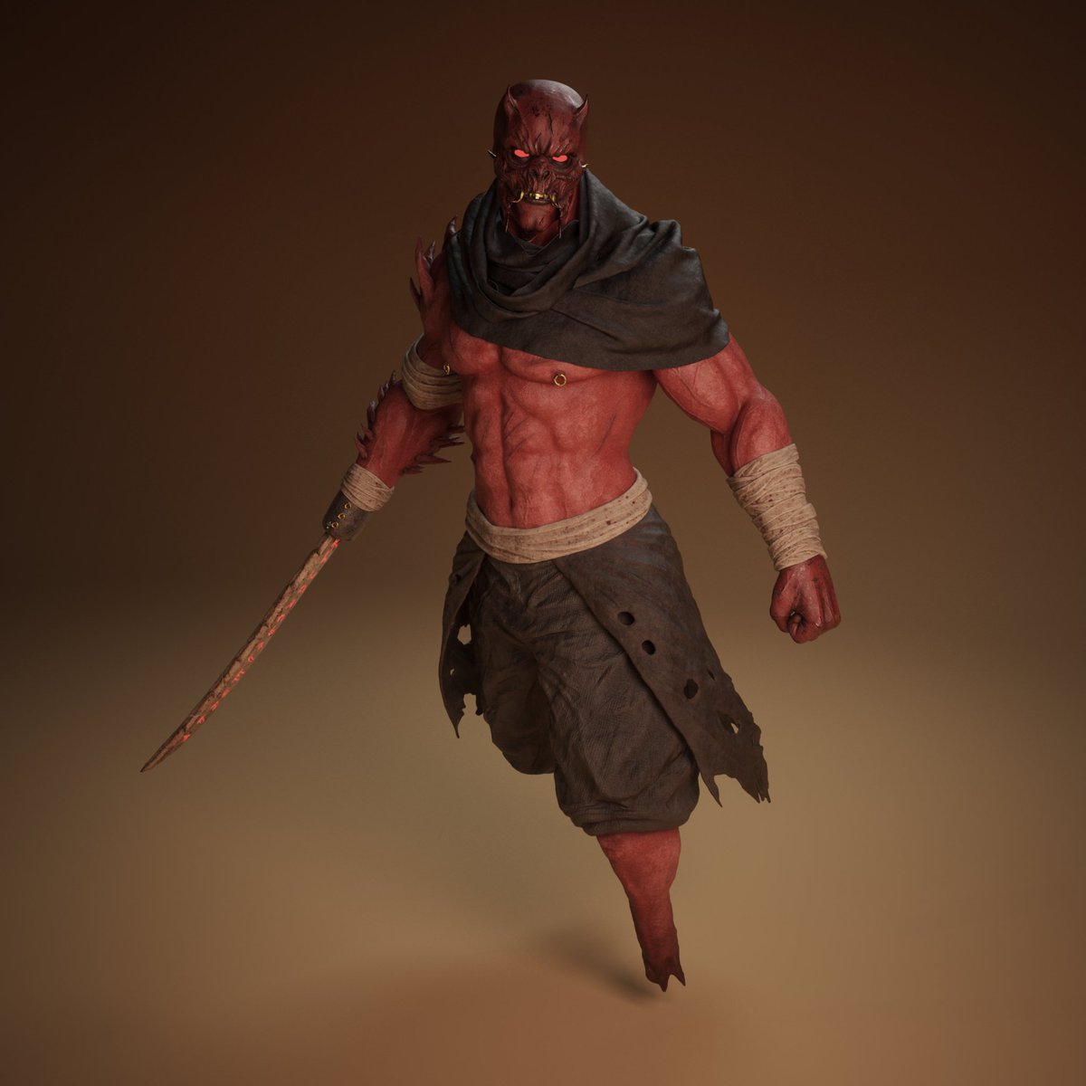 mfl_sb's tweet photo. Another character model practice

ZBrush - Substance Painter - Maya (Redshift)

#3d #3dart #zbrush #zbrushsculpt #pixologic #autodeskmaya #redshift3d #substancepainter #characterart #characterdesign #warrior #demon https://t.co/7Rm7ZpfrqU