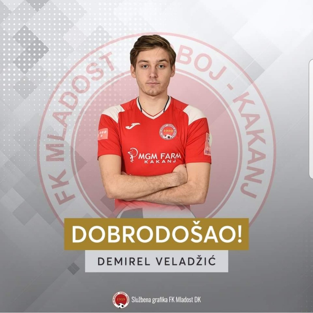 fudbalsketeme's tweet photo. Demirel Veladzic (1999), a former player of @FK_Sarajevo U-19, @leixoesoficial 🇵🇹 and a member of the U-19 national team of 🇧🇦, signed a contract with FK Mladost DK until the summer of 2022.
✏⚽️
#veladzic @football 
Source: FK Mladost DK official page https://t.co/9Hx0LTllcO