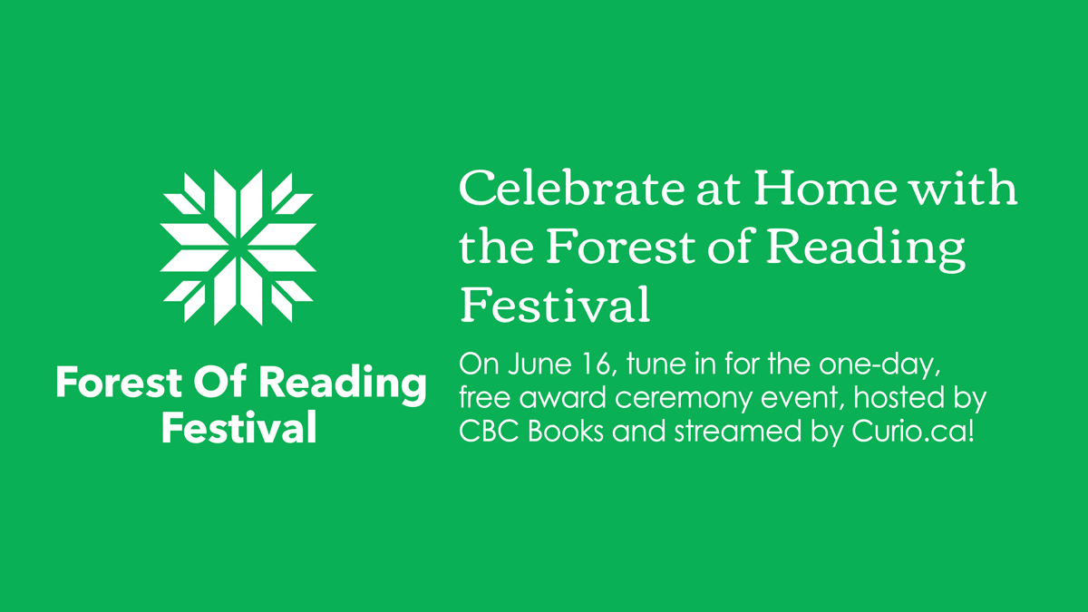 CurioCBC's tweet photo. Don't forget! @cbcbooks is hosting an online awards ceremony for the 2020 @ForestofReading, Canada's largest annual literary festival for young readers. The awards ceremony videos will be available on https://t.co/0QEh0VIOj7 on Tuesday, June 16: https://t.co/7XjXmAish2 https://t.co/8batOY2AZq