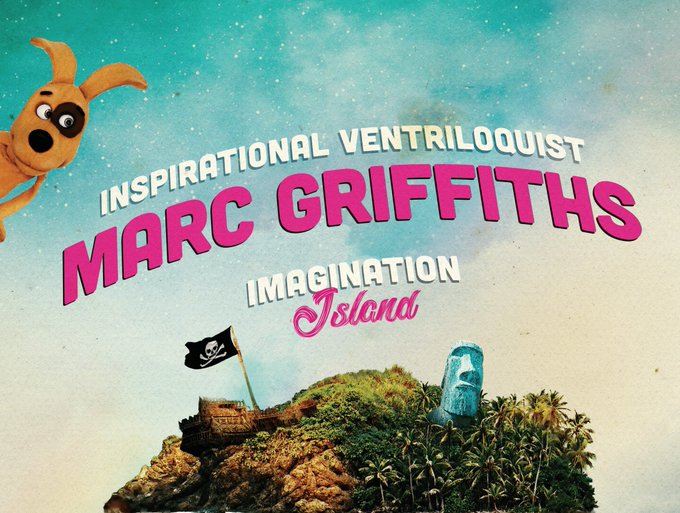 SWGRL's tweet photo. You may now watch “Imagination Island,” a virtual show that will spark your imagination, led by inspirational ventriloquist Marc Griffiths, who was featured in Britain's Got Talent! You may view the show on Youtube at https://t.co/c3HV8OfLLr. #GeorgiaLibraries #ImagineYourStory https://t.co/qdcaAxjm7u
