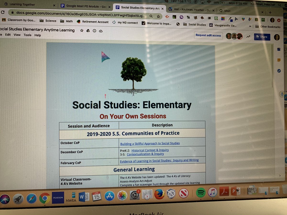 Spending the day continuing learning! What a pleasure it has been to see teachers come together in such a time as this. #wcpsmdlearns #comfycozyday #wcpsmd