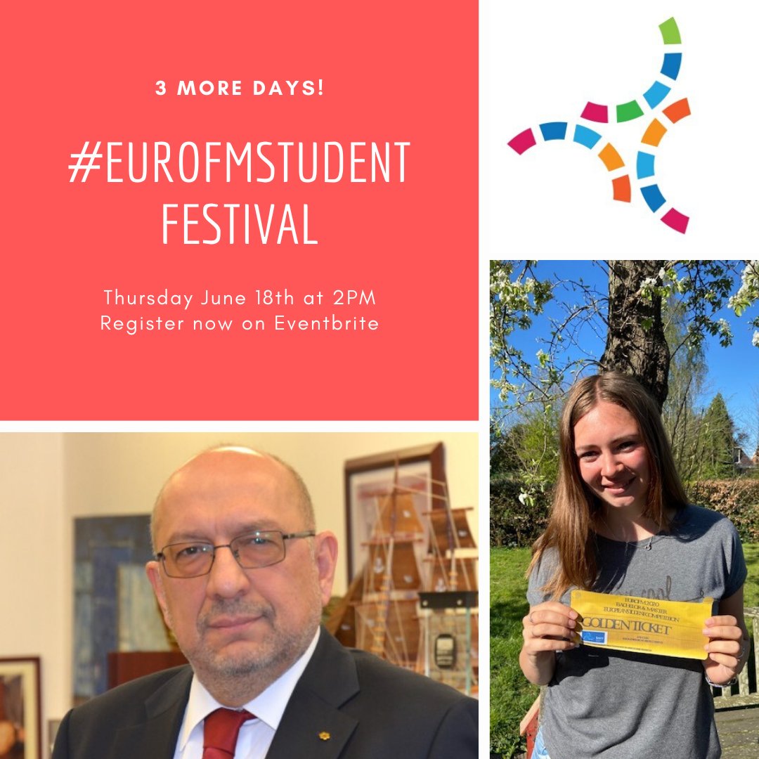 Next week Thursday on June 18th starting at 2PM CEST, the European Facility Management Network is hosting its first-ever online Student Festival! This event marks the second session of EuroFM’s “Stay Connected Sessions”.

Click this link to register! bit.ly/2XQzVbG