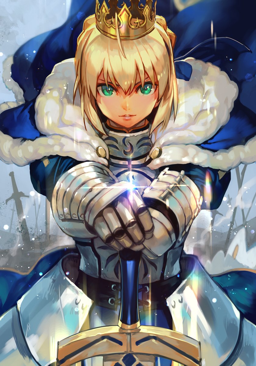 Fgo はんくり先生の青セイバーイラストがめちゃかっこいい