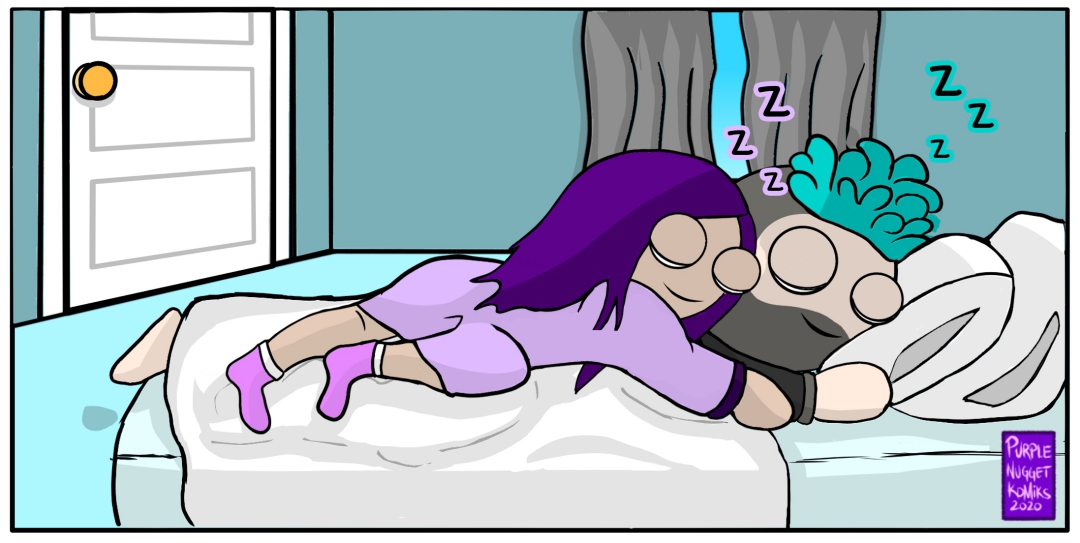 PurpleNugKomiks's tweet photo. Napping Together Strengthens our Relationship 👩❤️👨😴💤
#webcomic #webcomics #digitalart #comicmonday #MondayMotivation #naps #nap #CoupleGoals #cute #ArtistOnTwitter https://t.co/O7rM5rFGyh