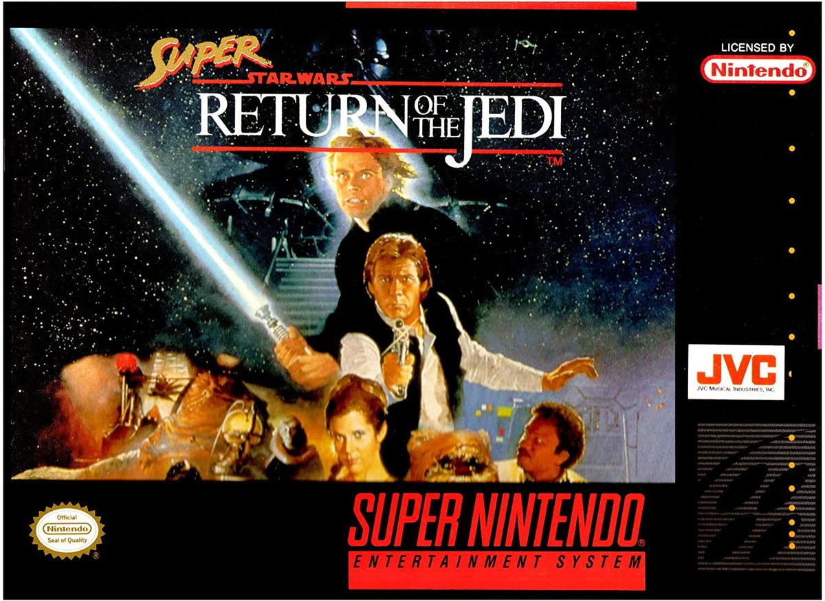 1992Super Star Wars (SNES) by Sculptured Software/LucasArts/JVC.Another legendary game.