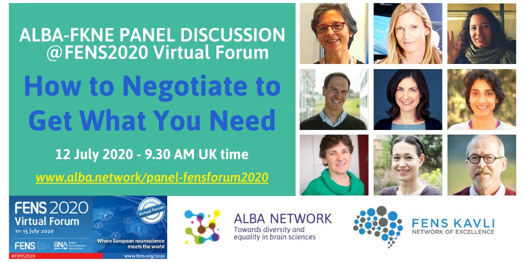 network_alba's tweet photo. ALBA-@FensKavliNet panel discussion on #negotiation #skills @ #FENS2020 Virtual Forum. 12 July 2020, 9.30 am UK time. https://t.co/OOarRRUeNv
Join us to learn the tools needed to be #assertive during #negotiations.
@FENSorg @ibroSecretariat https://t.co/KDPSETMyK2