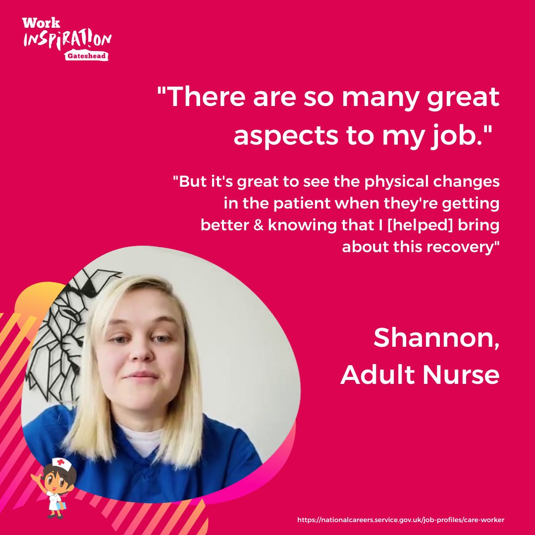 WIGateshead's tweet image. Working as a Registered Adult Nurse can be very rewarding. Shannon tells us more about why she loves her job @NHSuk.

For more information about careers in nursing, visit: buff.ly/2YwbClk

#nhsjobs #healthcareprofessionals #helpingoneanother