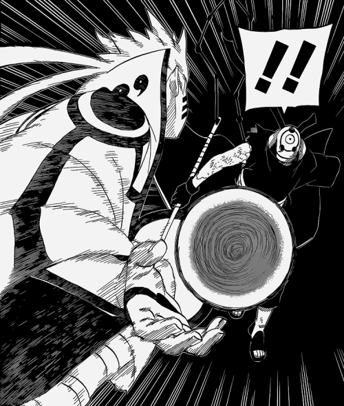 @KadaiGaming naruto versus tobi in a battle to determine the fate of the world and in order to stop tobi from gathering all of the tailed beasts and naruto is using the rasengan 