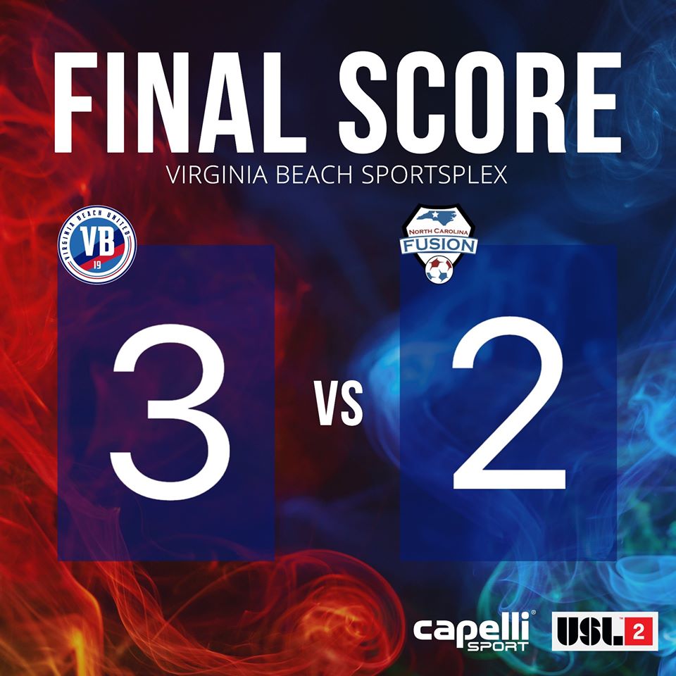 vbunited_'s tweet photo. #RememberWhenAtThePlex on this day last year we handed @NCFusionU23 a 3-2 loss when Gui Leme scored the winning free kick in extra time ⚡🗓️ #VBUnited @PlayAtThePlex https://t.co/ShAskZLUT5