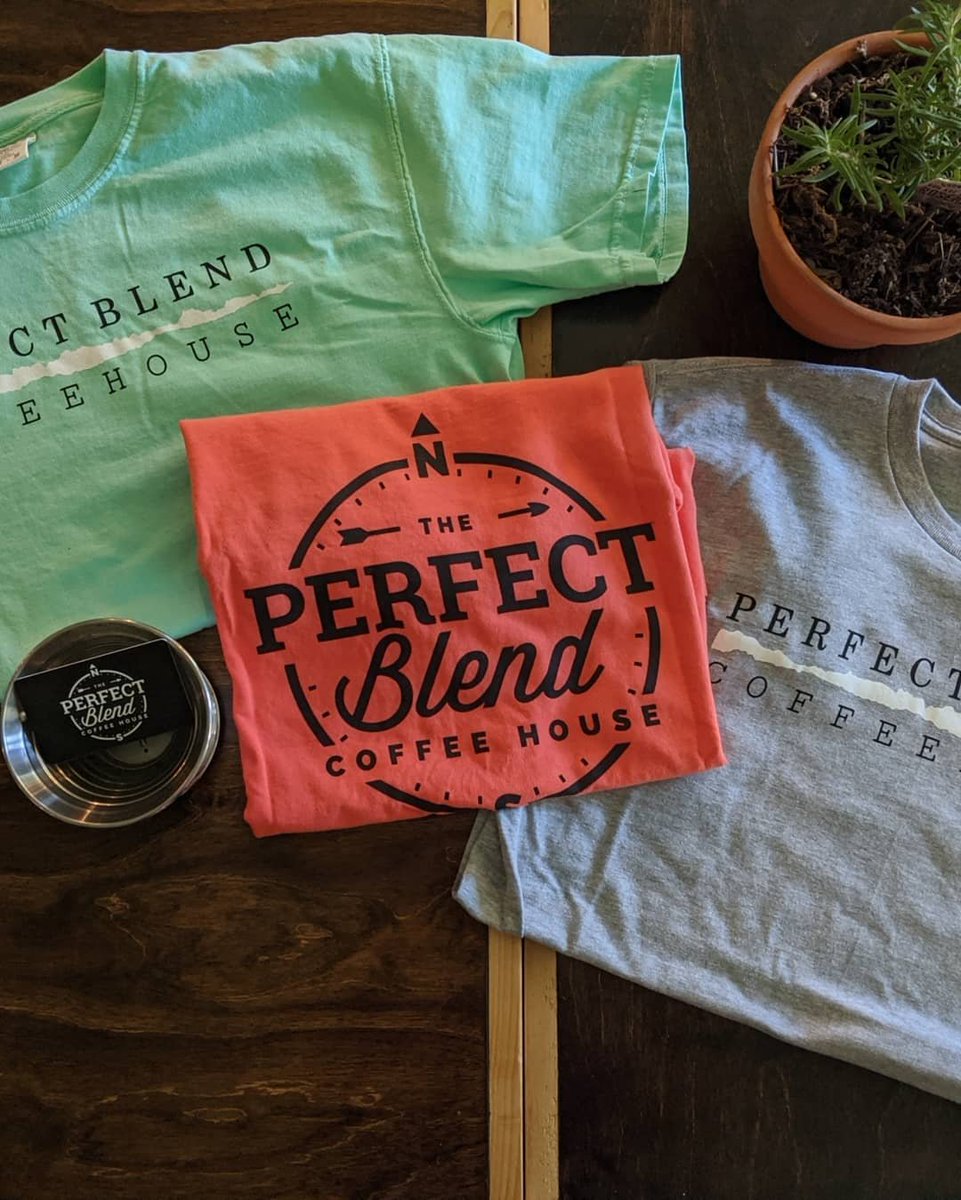 New shirts! Also, the grey shirts are being given away to every patron who purchases a $20 (or more) gift card.🥳