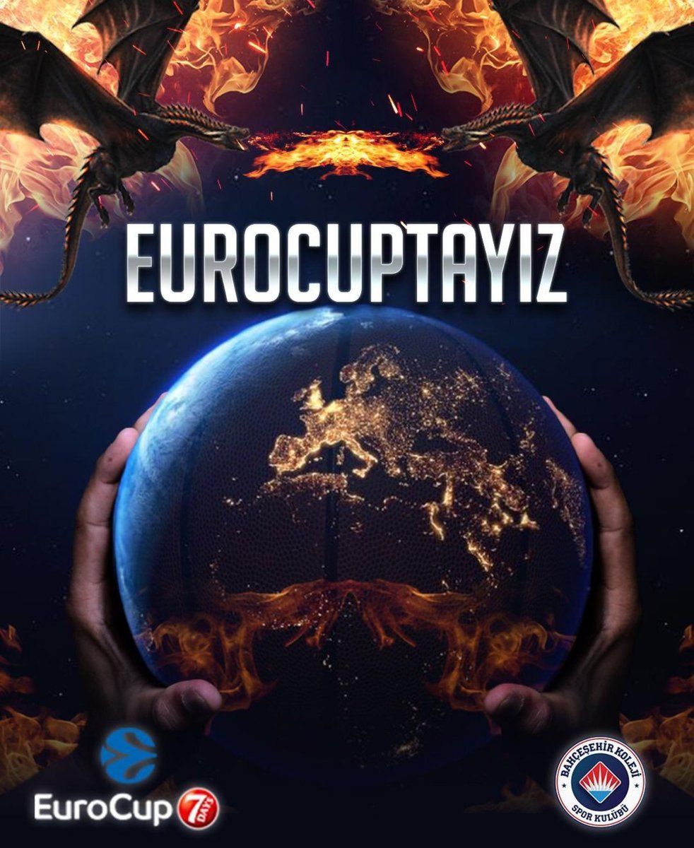 EtilerFLD's tweet photo. Avrupa’da daha yüksekten uçuyor, bu sezon Euroleague organizasyonu “EuroCup”a kanat açıyoruz🔥🐉
#EUROLEAGUEUNITED #BahçeşehirEuroCupta
#RedDragonsintheEuroCup
@EuroCup
Flying higher in Europe this season, we spread our wings for the Euroleague organization "EuroCup"🏆 @EuroCup https://t.co/PePbxdlZyp