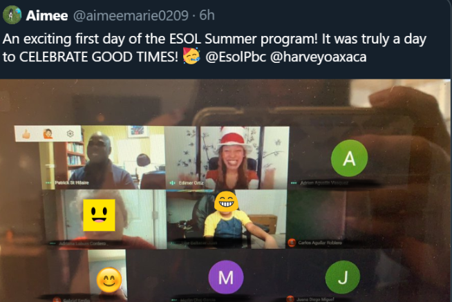 E. Ortiz (@eortizpbc) on Twitter photo Thank you so much for stopping by today, Aimee!🤗 We've been having so much fun all day long with each of our <a href="/EsolPbc/">ESOL PB Schools</a> Summer Program Classes!! I am so proud to be sharing this day with amazing and talented young students!! 🎉🌎💞#ELs_Can #GoingtheDistancePBCSD #forthekids Thank you so much for stopping by today, Aimee!🤗 We've been having so much fun all day long with each of our <a href="/EsolPbc/">ESOL PB Schools</a> Summer Program Classes!! I am so proud to be sharing this day with amazing and talented young students!! 🎉🌎💞#ELs_Can #GoingtheDistancePBCSD #forthekids