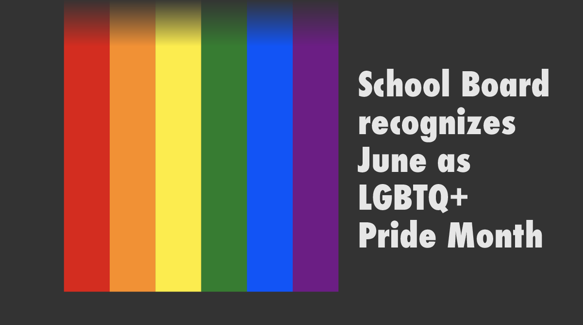 PWCSNews's tweet photo. The Prince William County School Board unanimously approved a resolution naming June as LGBTQ+ Pride Month. Celebrate who you are. #PWCSStrongerTogether #PRIDE2020 https://t.co/qJaCgEWeDL https://t.co/lzuIHAO3SP
