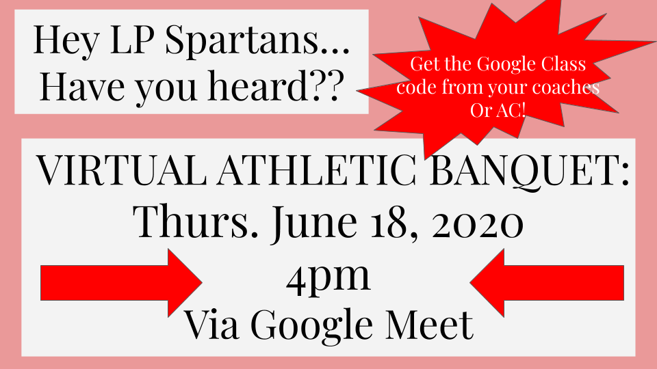 Spread the word LP Spartans!