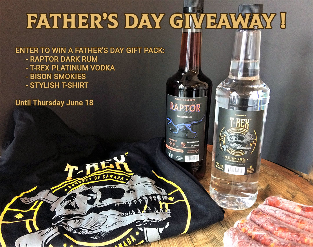 Hey! Here's a contest to win this Father's Day Gift Pack! To enter like, share and comment why your dad is your hero! Winner will be chosen on June 18th.
#yeg #yegfood #albertaspirits #albertamade #rum #vodka #fathersday #shoplocal #yyc #dad