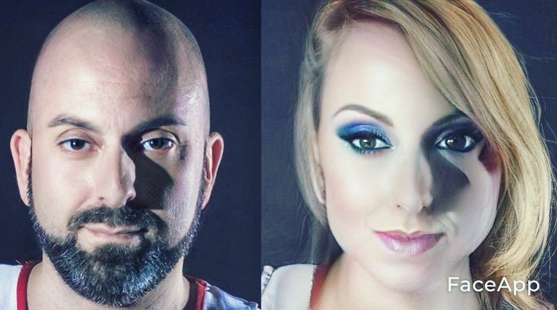 Chris &amp; Christina
➡️tengo algo de rollo no?⬅️
#meapuntoaunbombardeo #FaceApp