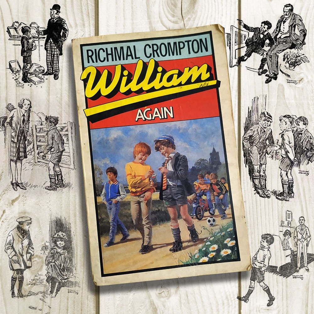 The cherry on top for Day 30 of  #30BooksIn30Days - #WilliamAgain by #RichmalCrompton. The incorrigible #WilliamBrown is a thorn in the side of friends & family...again. Love this series! #BookWorm #bookwormlife #Read #readingcommunity #Reading #booklovers #books #BookTwitter