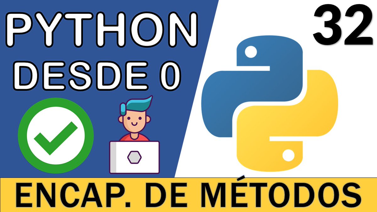 UskoKruM2010's tweet image. Curso de Python 3 🐍 - 32. Encapsulamiento de Métodos de Clase en Python youtu.be/3geS98NA0gw a través de @YouTube
#tutorialPython #cursoPython #aprenderPython