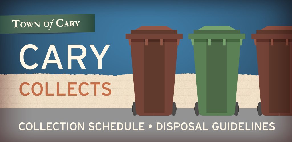 Cary is the recipient of the <a href="/CRA_Recycle/">CRA</a>'s 2020 Annual Recycling Award for the Cary Collects app! Thanks to our amazing community for your commitment to recycling the right way. Download on Google Play or Apple store, or check it out on our website: bit.ly/2YB6gT7