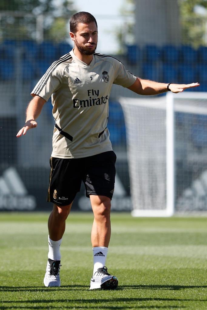 Flying through warm down today... good to be back #HalaMadrid @realmadrid