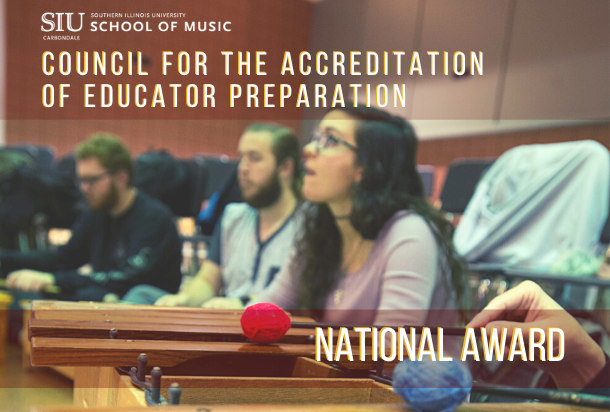 ♫ 𝘋𝘪𝘥 𝘺𝘰𝘶 𝘬𝘯𝘰𝘸...? ♫ SIUC’s Teacher Education Program is one of only nine nationally accredited programs in the state of Illinois! Click to read more about our recent award and our amazing faculty that made it possible! #siuproud #siumusic
ow.ly/OrAI50A8p6T