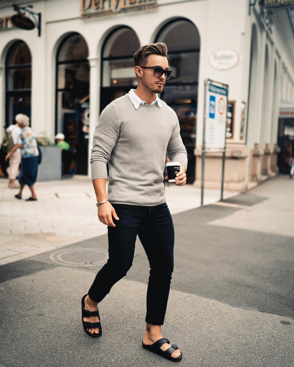 sandalia masculina na moda