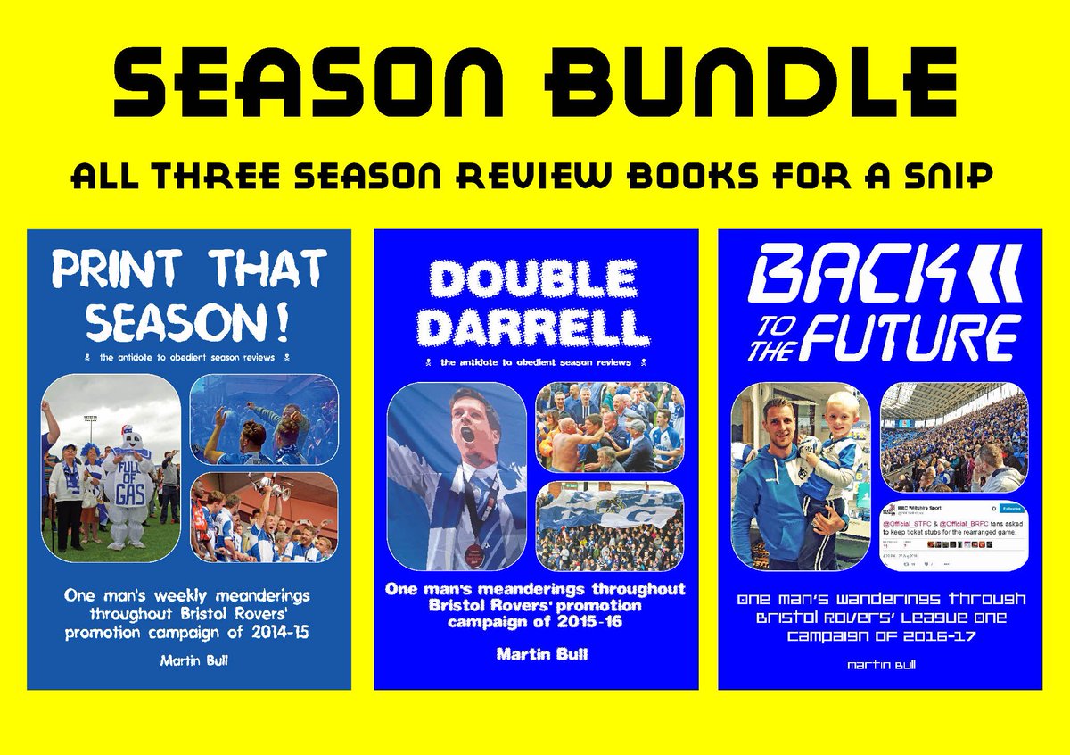 awaythegas's tweet photo. What do you give the man who has (almost) everything on Father's Day?  A book about #BristolRovers, or maybe one about Bristolian artist #Banksy, or even better...books on both!

FREE Banksy book (see pic) to anyone who buys one of my five other books #UTG https://t.co/1feYwVrqDk https://t.co/ACDinrboil