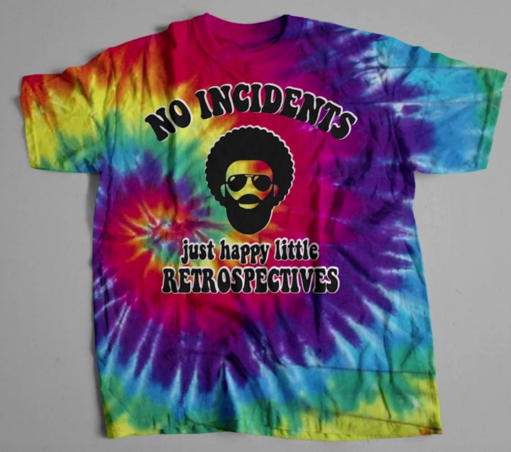 Win a free Bob Ross tee! #SRE #DevOps 
1. Follow us on Twitter to be entered into a raffle. 
2. Retweet this post to be entered again.
3. Enjoy your happy little retrospectives.