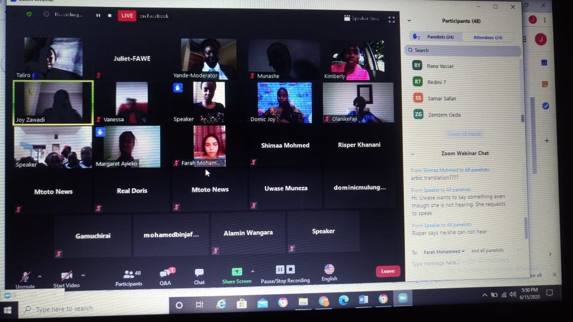 FAWEAfrica's tweet image. "Laws are present but are not enforced. We need to see more action" - Vanessa
@MTotoNews @RozariaConnects @PlanAULiaison 
#DAC2020 
#ChildFriendlyJustice