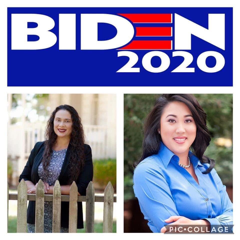 SinghAllen's tweet photo. @NancyBui and I were elected #DNCDelegates for @JoeBiden in #CD7. As proud #AAPI women, we look forward to #Biden2020 victory. https://t.co/6zqgUYLFdB