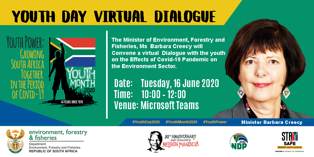environmentza's tweet photo. @BarbaraCreecy_ #YouthDay #YouthMonth2020 #YouthPower https://t.co/a3U0H1kyfM