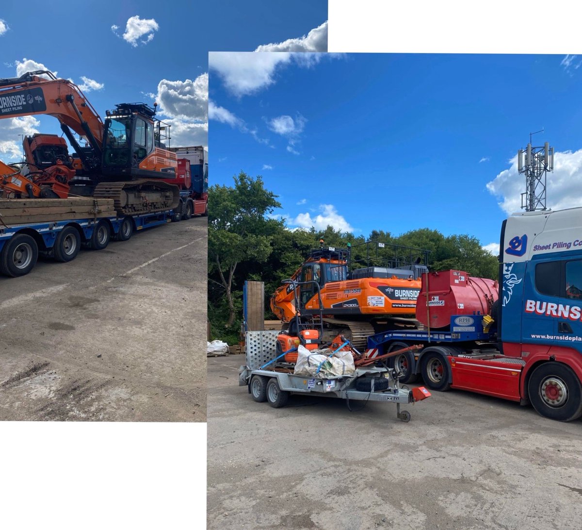 Ianorr19's tweet photo. Loaded and ready for the busy week ahead! 😃

#sheetpiling #contractors #foundations #nationwide https://t.co/3aXcCtnXjY