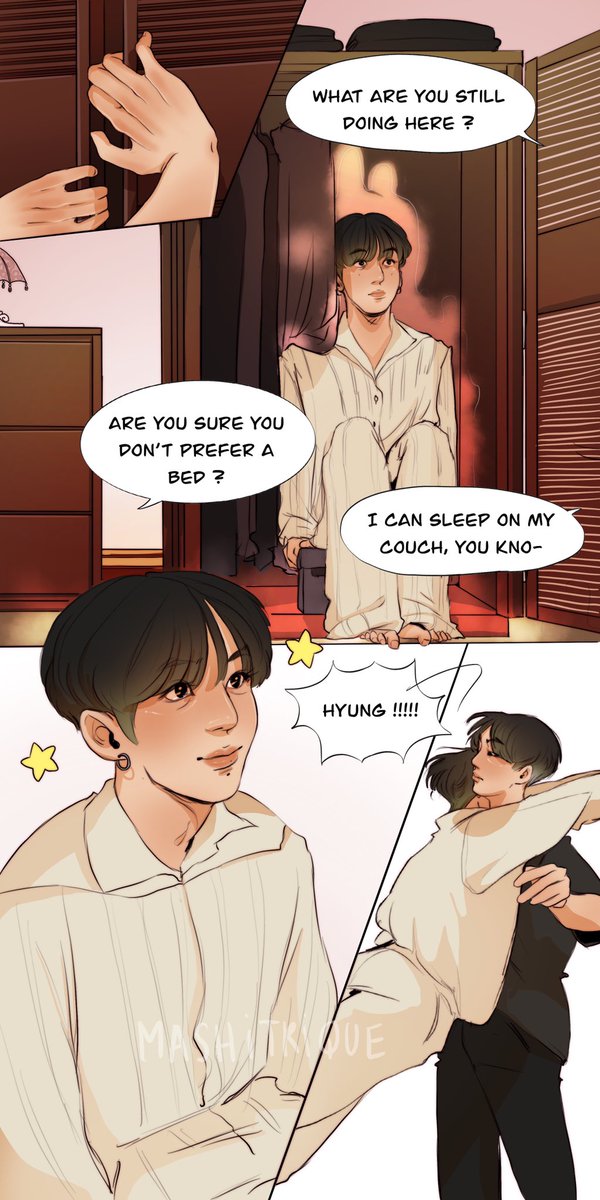 Mashitrique's tweet photo. A present for ma kity 💛
Ghost au / #yoonkook 
I hope you can like it 💛 https://t.co/BFHnPMnCs4