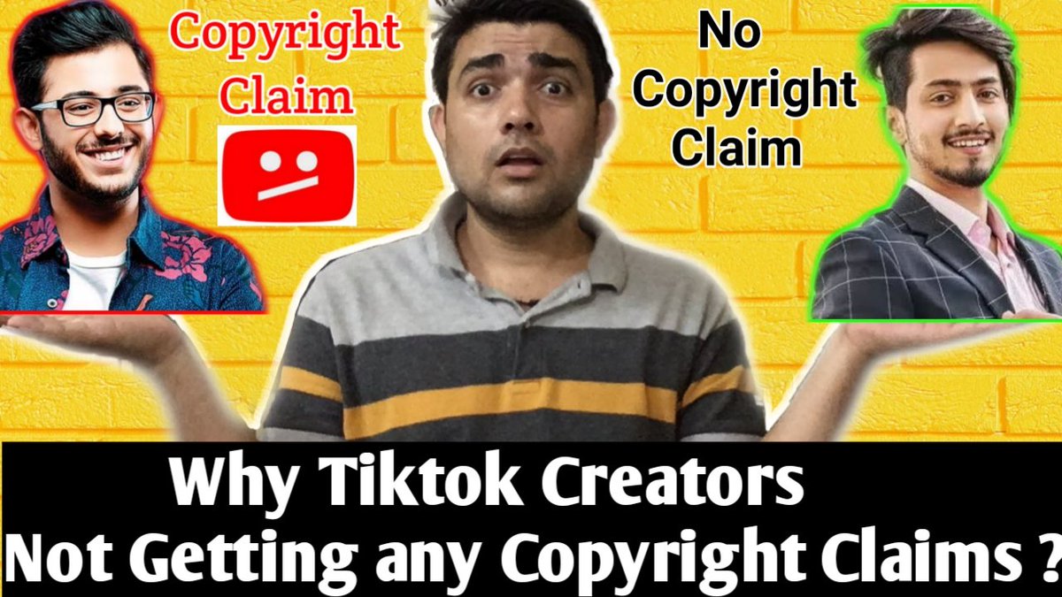 TechTalkGuy1's tweet photo. New #Video #Coming #Soon....
Why Tiktok #Creators not getting any #Copyright #Claims ??
#TikTok #mondaythoughts #YouTube #ttg #techtalkguy #carryminati #mrfaisu #carryminati #YouTuber #youtubeclaim #community #thumbnail https://t.co/1MATSx93BJ