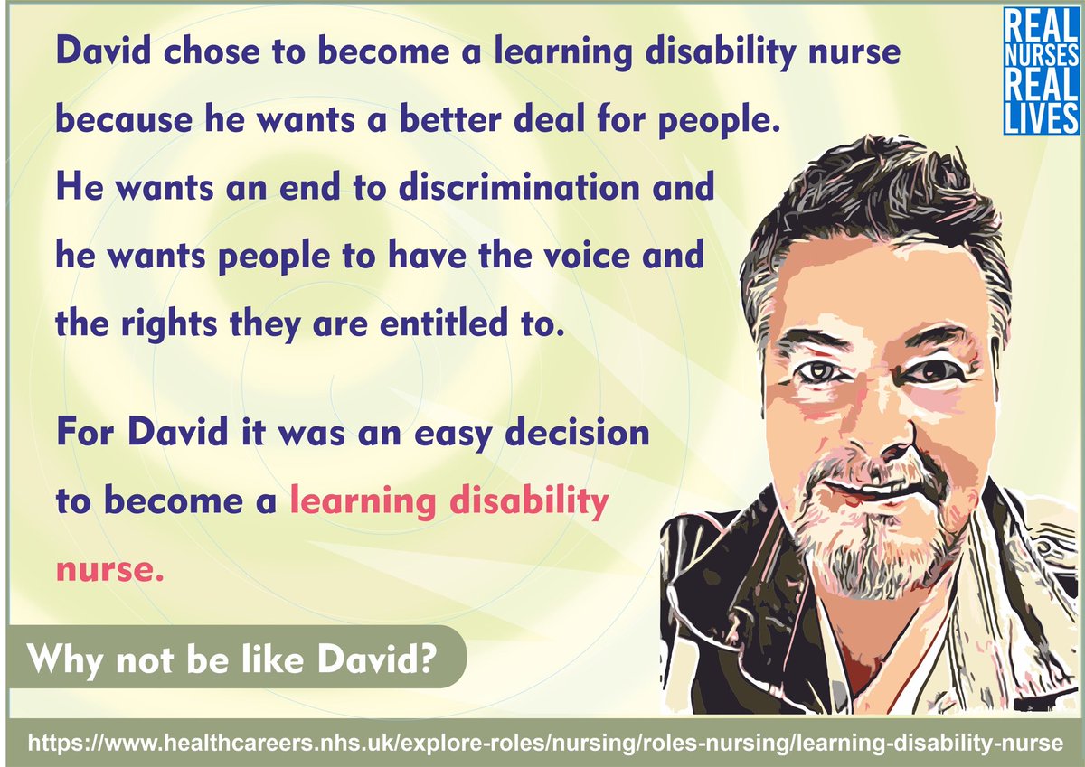 Become a learning disability nurse these people did and they are enhancing and saving lives each day with and for people with learning disabilities across service settings alongside their families and colleagues changingourlives.org/postcards #keephoLDNon