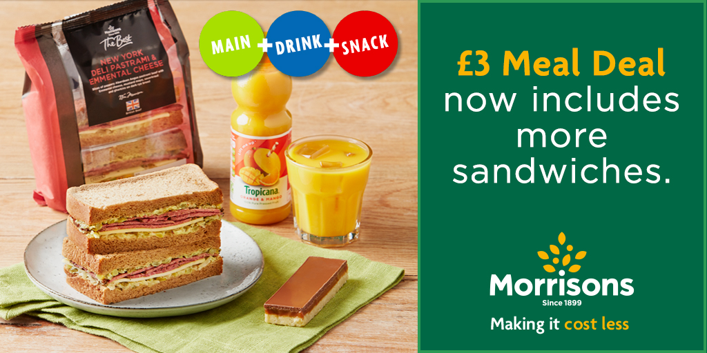 Morrisons on Twitter "Check out our NEW Meal Deal our Food To Go Meal Deal is now all