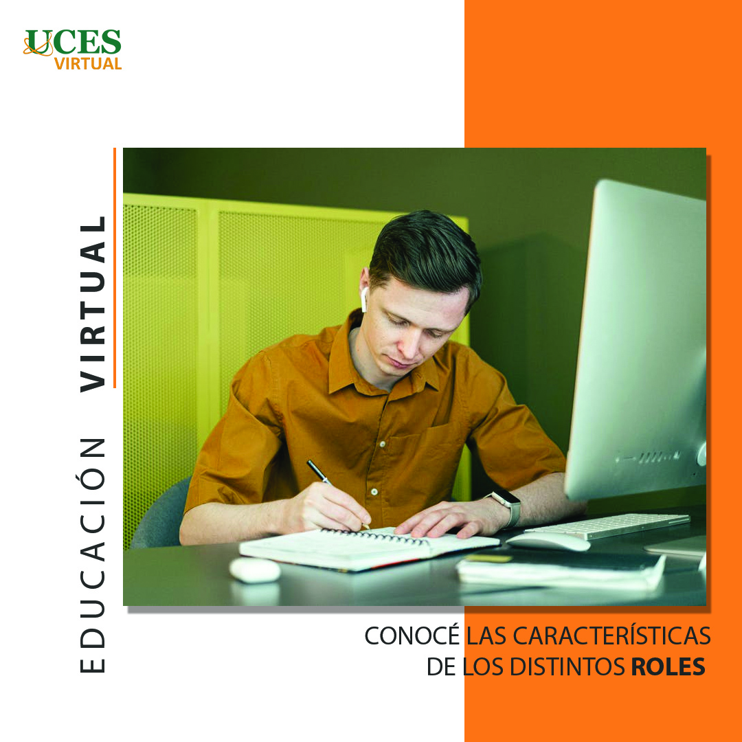 UCESVirtual's tweet photo. Deslizá y conocé los distintos roles que hay en la educación a distancia y sus características.
.
.
#UCESVirtual https://t.co/3u9QGsrFTh