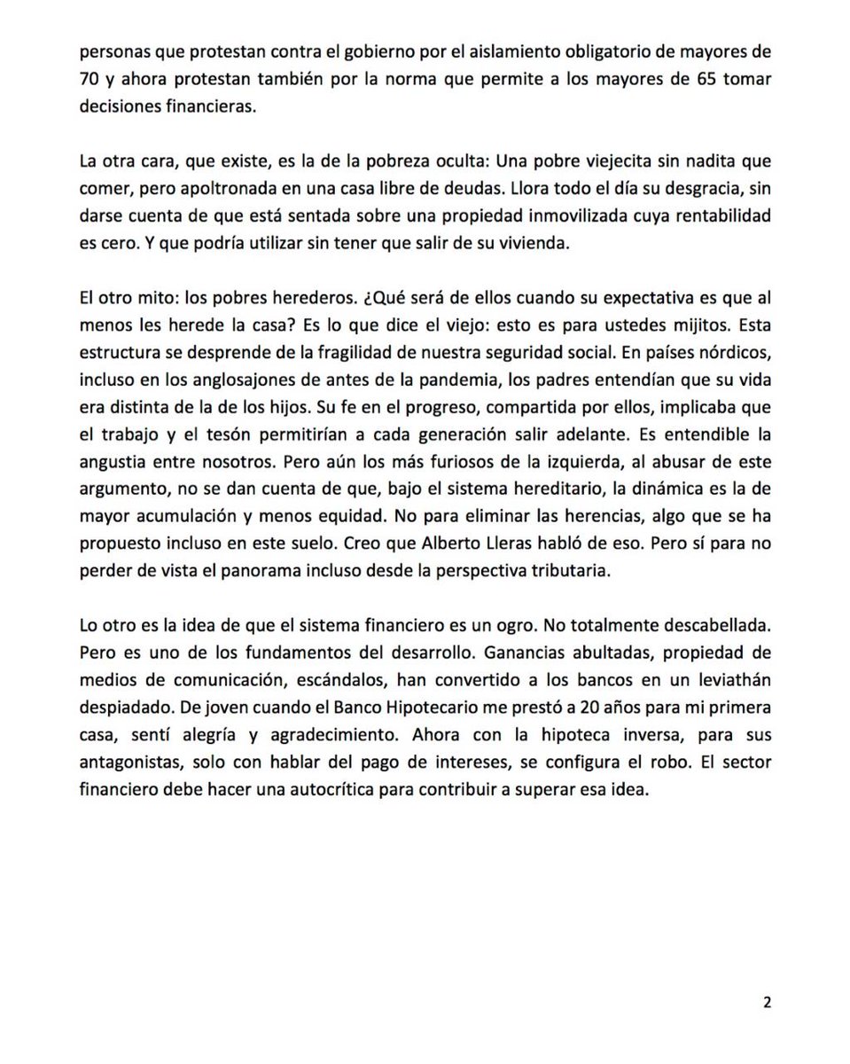 DeLaCalleHum's tweet image. Algunas reflexiones sobre la hipoteca inversa. Invitados a leer.