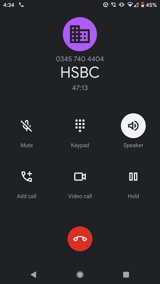 mrhfromaus's tweet photo. @HSBC_UK On hold again for a chargeback claim that I started in March (which I learned the internal deadline for has passed over a month ago). Just trying to figure out if it's going to come through, could someone please tell the disputes team to pick up the phone? https://t.co/ThBcVhBY9a