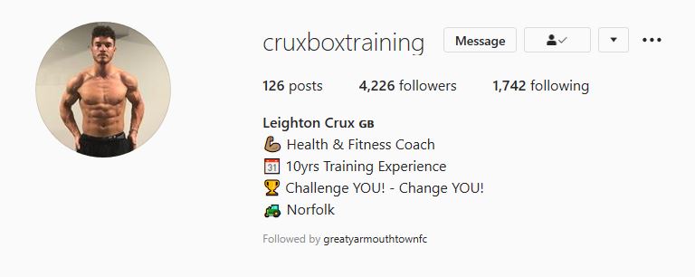 The_Bloaters's tweet photo. ***NEW SIGNING*** Off the pitch this time - delighted to announce the club is working with Former Bloaters player Leighton Crux to provide S&amp;C training for the lads - first session last week was loved by the lads! #WorkHardBeReady @cruxboxtraining Go check out his Instagram! https://t.co/5LUbkM5M1t