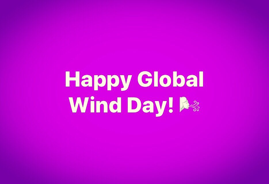 KodiFeldpausch's tweet photo. Global Wind Day is a day for discovering wind energy! It is important to recognize the success of discovering different resources of renewable energy. The world is overpopulated and it is vital that we find alternatives to meet our needs and maintain a sustainable living. https://t.co/j1PXdf40rb
