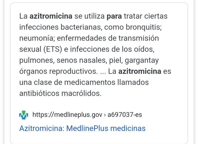 &iquest;Por qu&eacute; el dentista me acaba de recetar azitromicina para el dolor de la muela? Aparte soy resistente<a href="/tag/exposebillgates"class="tags"><span>#exposebillgates</span></a>