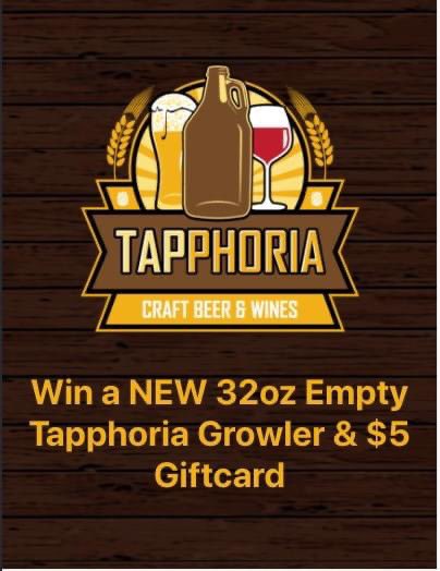 randippool's tweet image. Our friends at Tapphoria are giving away a brand new 32oz custom-designed Growler plus a Gift Card! Enter to win now by following this link!

bit.ly/2MX7Edq