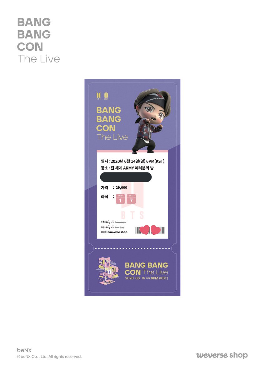 BTSquadPress's tweet photo. [INFO]📰

Las personas que compraron el concierto "Bang Bang Con: The Live". 

¡Están recibiendo correos con sus entradas, este tiene el diseño aleatorio de los personajes chibi de BTS!

En la entrada están sus datos, entre ellos la ubicación de su asiento.

@BTS_twt 💜😂 https://t.co/IshWS4F5OZ