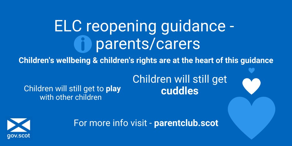ELCScotGov's tweet photo. Understandably parents and carers have a lot of questions about their child's return to ELC &amp; also want to be absolutely sure that it is safe for their child.

@parentclubscot is a fantastic resource &amp; has a dedicated FAQ page about the reopening of ELC ➡️https://t.co/sgYEj5XEAW https://t.co/BRe4Za8wFw