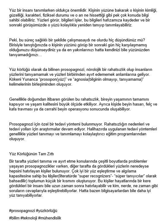 kulupbilim's tweet photo. Yüz Körlüğü Nedir? https://t.co/rt9HPt3YCJ