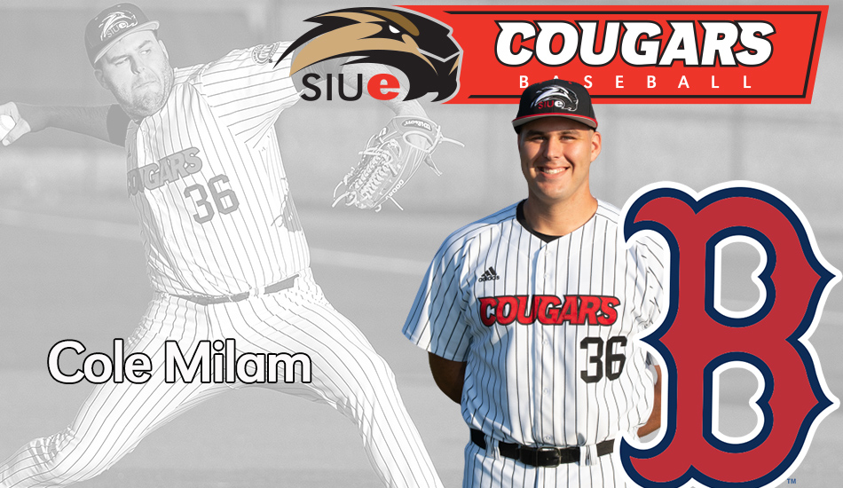 SIUECougars's tweet photo. .@SIUEBaseball's Milam Inks Deal with @RedSox 
https://t.co/YozQk1lKQA https://t.co/UDbKZEQANc