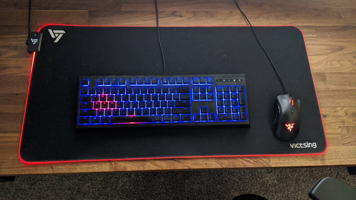 coders_all's tweet image. My new mat for my keyboard/mouse.  Let&apos;s see your work areas.
#codenewbie